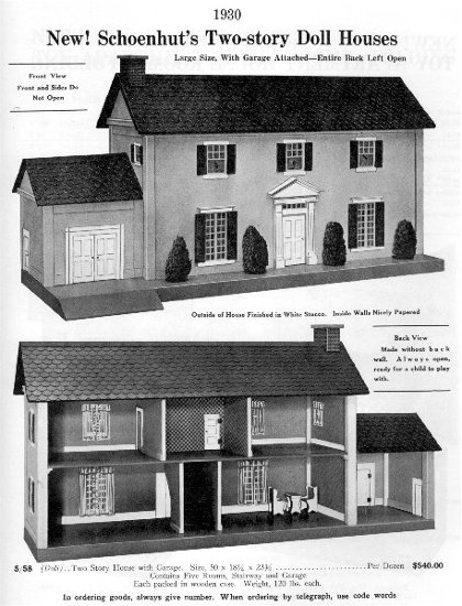 dollhouse with garage