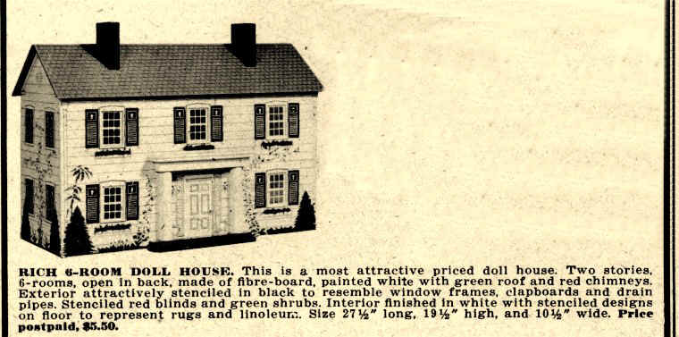 My Vintage Colonial Playsteel Dollhouse from the 1940s - Hooked on Houses