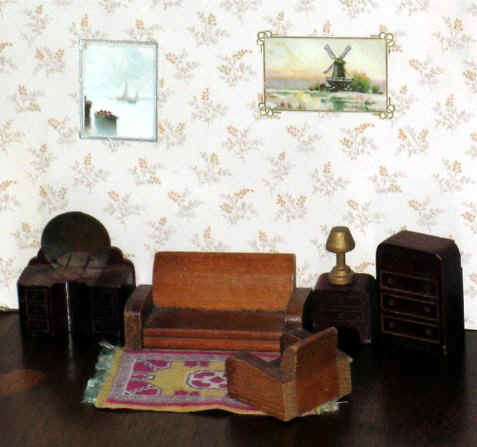My Vintage Colonial Playsteel Dollhouse from the 1940s - Hooked on Houses