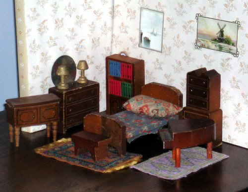 My Vintage Colonial Playsteel Dollhouse from the 1940s - Hooked on Houses
