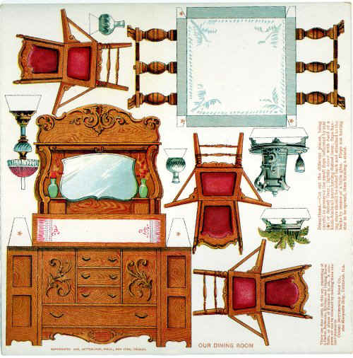 Paper Dollhouse Furniture Printables